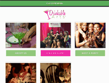 Tablet Screenshot of drinkablearts.com